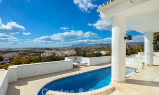 Villa méditerranéenne de luxe avec vue panoramique sur la mer à vendre dans la vallée du golf de Nueva Andalucia à Marbella 59107 