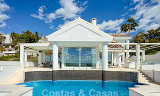 Villa méditerranéenne de luxe avec vue panoramique sur la mer à vendre dans la vallée du golf de Nueva Andalucia à Marbella 59109 