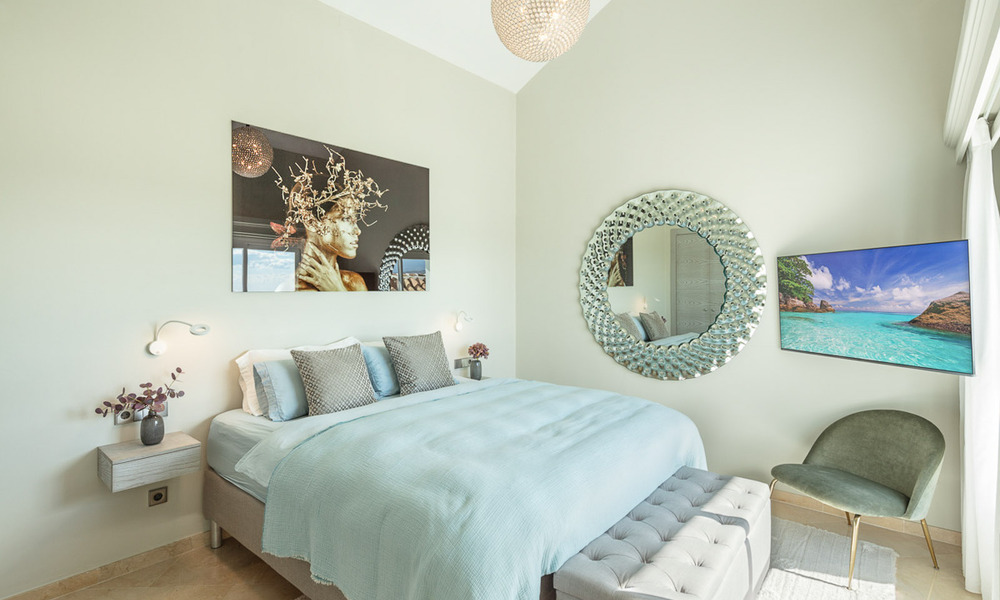 Villa méditerranéenne de luxe avec vue panoramique sur la mer à vendre dans la vallée du golf de Nueva Andalucia à Marbella 59110