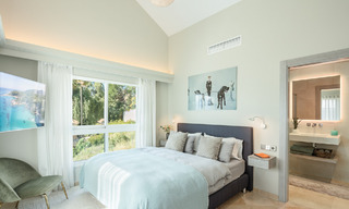 Villa méditerranéenne de luxe avec vue panoramique sur la mer à vendre dans la vallée du golf de Nueva Andalucia à Marbella 59113 