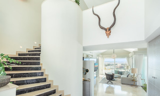 Villa méditerranéenne de luxe avec vue panoramique sur la mer à vendre dans la vallée du golf de Nueva Andalucia à Marbella 59119 