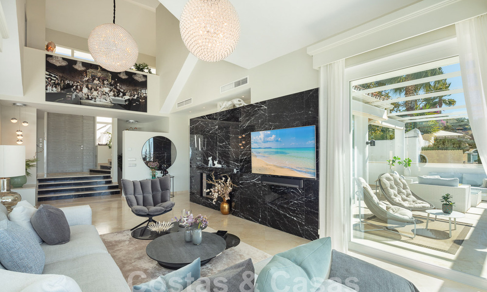 Villa méditerranéenne de luxe avec vue panoramique sur la mer à vendre dans la vallée du golf de Nueva Andalucia à Marbella 59121
