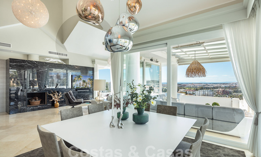 Villa méditerranéenne de luxe avec vue panoramique sur la mer à vendre dans la vallée du golf de Nueva Andalucia à Marbella 59124