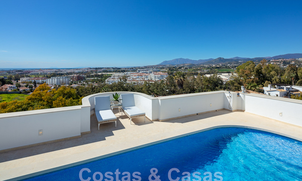 Villa méditerranéenne de luxe avec vue panoramique sur la mer à vendre dans la vallée du golf de Nueva Andalucia à Marbella 59125