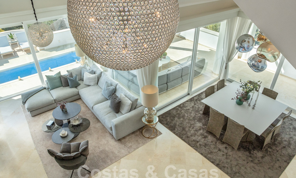 Villa méditerranéenne de luxe avec vue panoramique sur la mer à vendre dans la vallée du golf de Nueva Andalucia à Marbella 59131