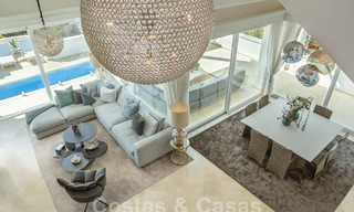 Villa méditerranéenne de luxe avec vue panoramique sur la mer à vendre dans la vallée du golf de Nueva Andalucia à Marbella 59131 