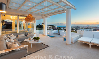Villa méditerranéenne de luxe avec vue panoramique sur la mer à vendre dans la vallée du golf de Nueva Andalucia à Marbella 59135 