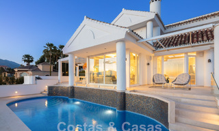 Villa méditerranéenne de luxe avec vue panoramique sur la mer à vendre dans la vallée du golf de Nueva Andalucia à Marbella 59136 