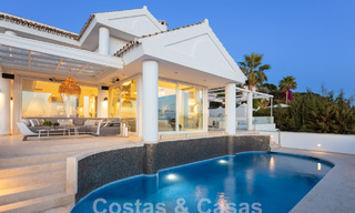 Villa méditerranéenne de luxe avec vue panoramique sur la mer à vendre dans la vallée du golf de Nueva Andalucia à Marbella 59137 