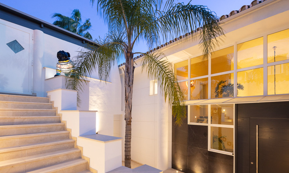 Villa méditerranéenne de luxe avec vue panoramique sur la mer à vendre dans la vallée du golf de Nueva Andalucia à Marbella 59138