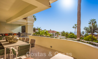 Spacieux appartement de luxe à vendre avec vue panoramique sur la mer dans une urbanisation protégée sur le Golden Mile, Marbella 59791 