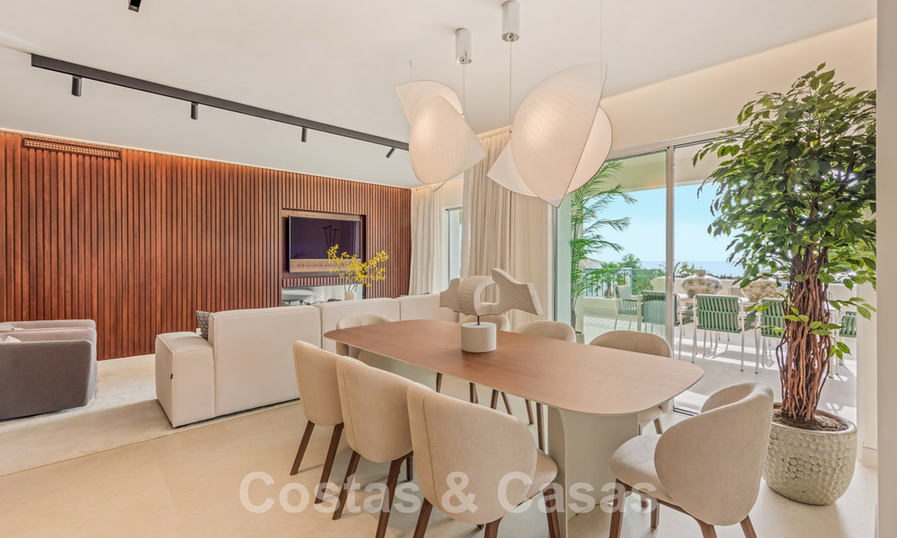 Spacieux appartement de luxe à vendre avec vue panoramique sur la mer dans une urbanisation protégée sur le Golden Mile, Marbella 59796