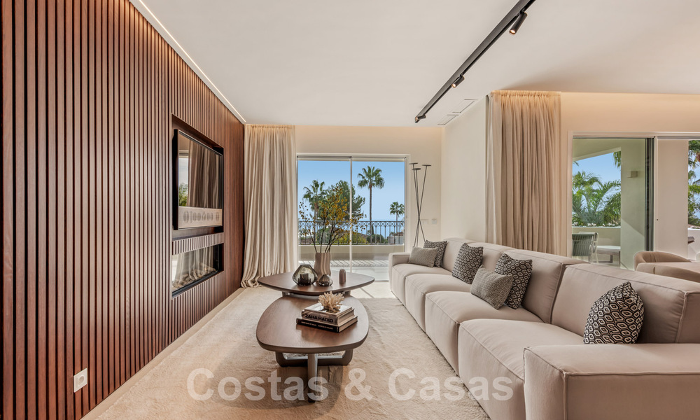 Spacieux appartement de luxe à vendre avec vue panoramique sur la mer dans une urbanisation protégée sur le Golden Mile, Marbella 59799