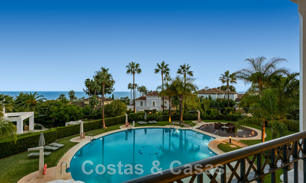 Spacieux appartement de luxe à vendre avec vue panoramique sur la mer dans une urbanisation protégée sur le Golden Mile, Marbella 59803
