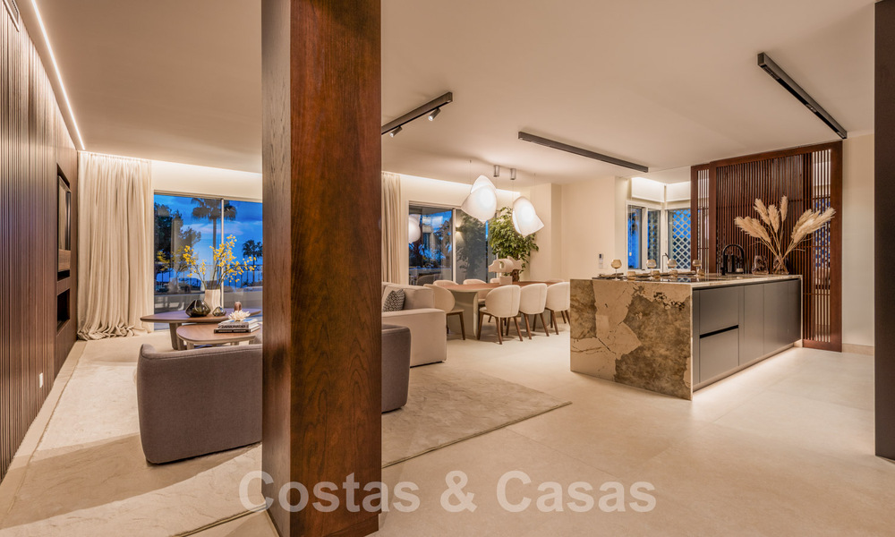 Spacieux appartement de luxe à vendre avec vue panoramique sur la mer dans une urbanisation protégée sur le Golden Mile, Marbella 59810