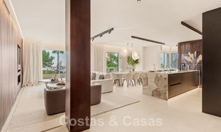 Spacieux appartement de luxe à vendre avec vue panoramique sur la mer dans une urbanisation protégée sur le Golden Mile, Marbella 59817 