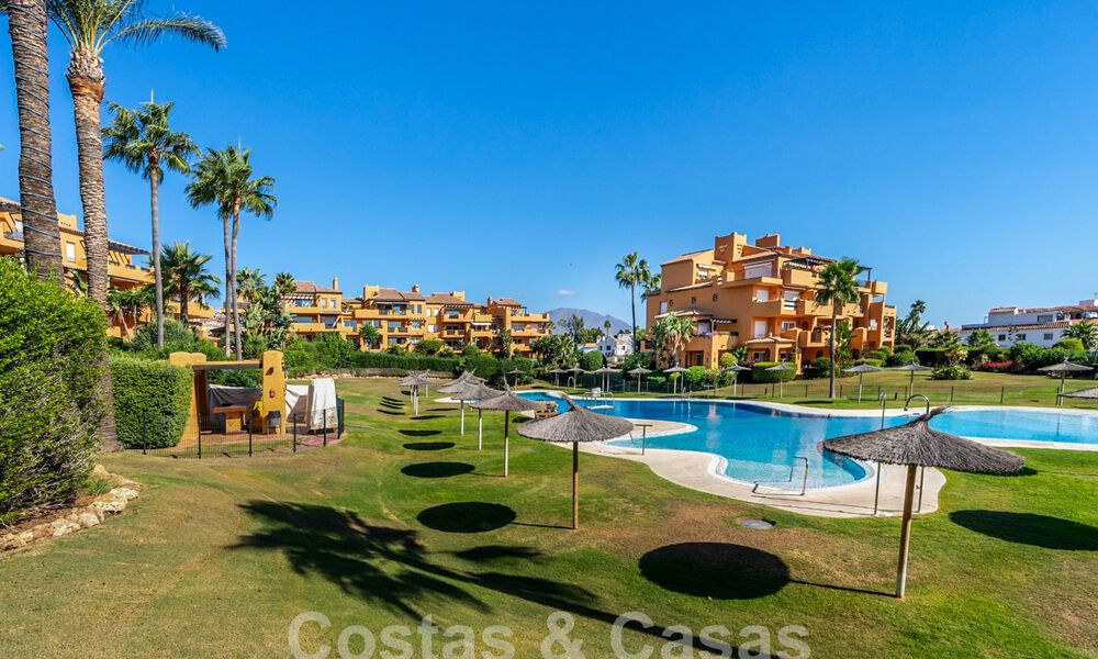 Spacieux penthouse à vendre dans un complexe de plage fermé avec vue magnifique sur la mer à La Duquesa, Costa del Sol 59299