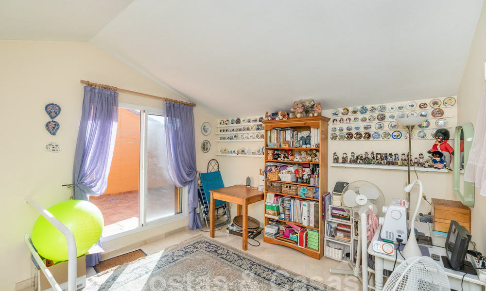 Spacieux penthouse à vendre dans un complexe de plage fermé avec vue magnifique sur la mer à La Duquesa, Costa del Sol 59313