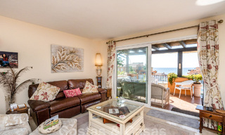 Spacieux penthouse à vendre dans un complexe de plage fermé avec vue magnifique sur la mer à La Duquesa, Costa del Sol 59327 