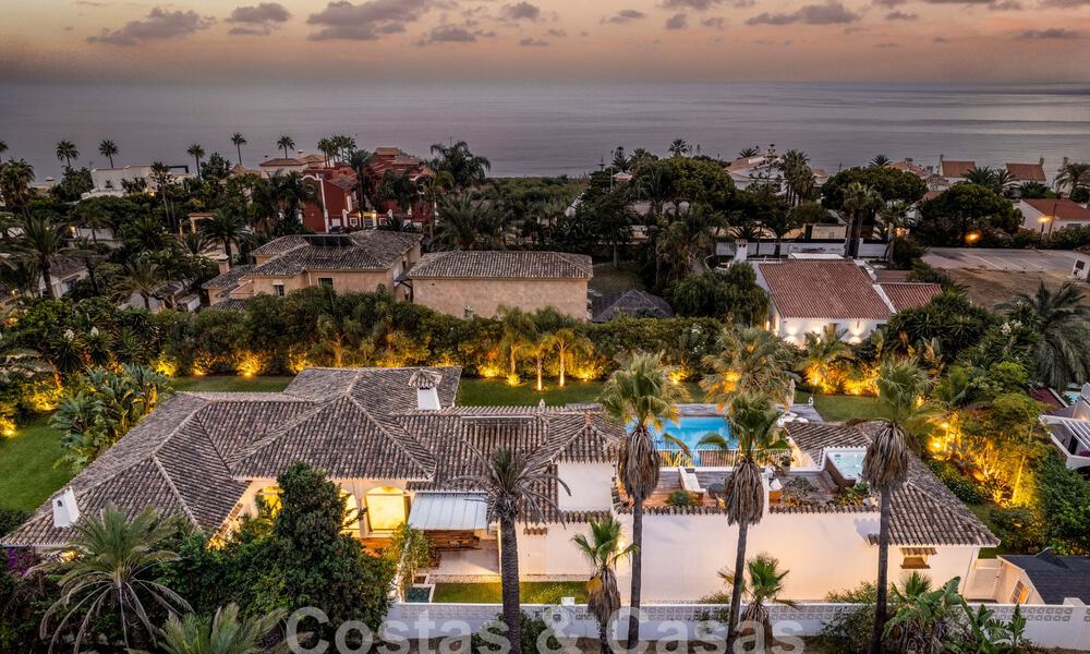 Villa méditerranéenne de luxe à vendre à quelques pas de la plage à l'est du centre de Marbella 59386