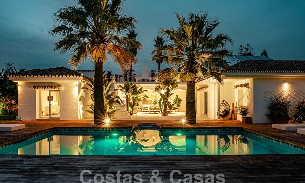 Villa méditerranéenne de luxe à vendre à quelques pas de la plage à l'est du centre de Marbella 59387