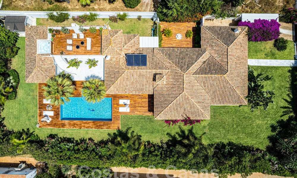 Villa méditerranéenne de luxe à vendre à quelques pas de la plage à l'est du centre de Marbella 59400