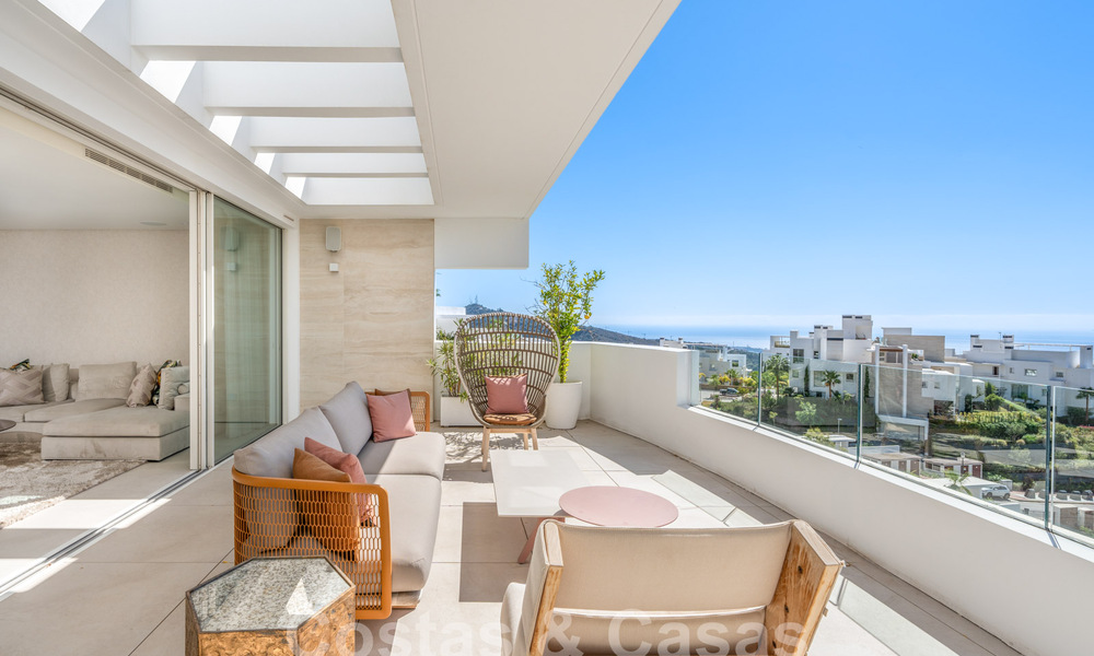 Penthouse d'avant-garde à vendre avec vue panoramique à 180°, dans les collines de Marbella 59427