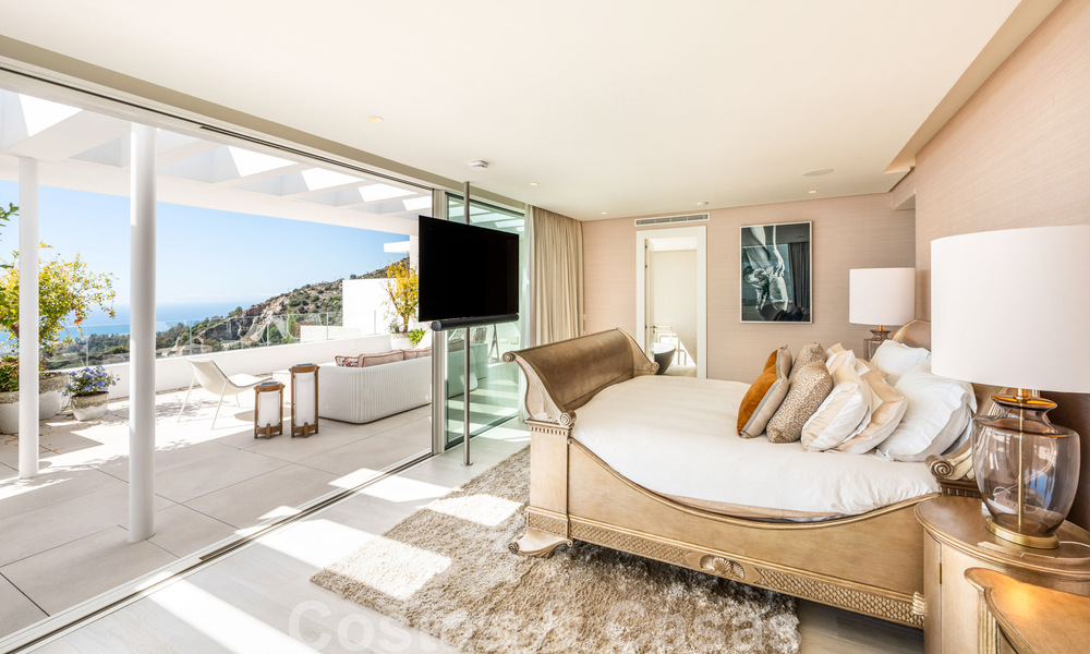Penthouse d'avant-garde à vendre avec vue panoramique à 180°, dans les collines de Marbella 59428