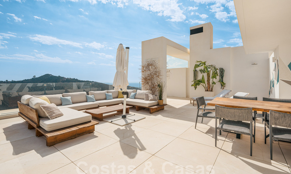 Penthouse contemporain de luxe avec vue magique sur la mer à vendre à proximité du centre de Marbella 59434