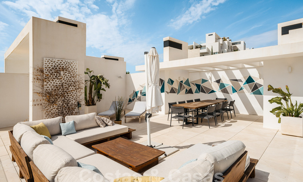 Penthouse contemporain de luxe avec vue magique sur la mer à vendre à proximité du centre de Marbella 59435