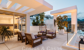Penthouse contemporain de luxe avec vue magique sur la mer à vendre à proximité du centre de Marbella 59437 