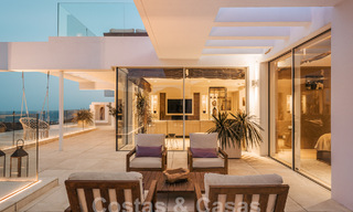 Penthouse contemporain de luxe avec vue magique sur la mer à vendre à proximité du centre de Marbella 59438 