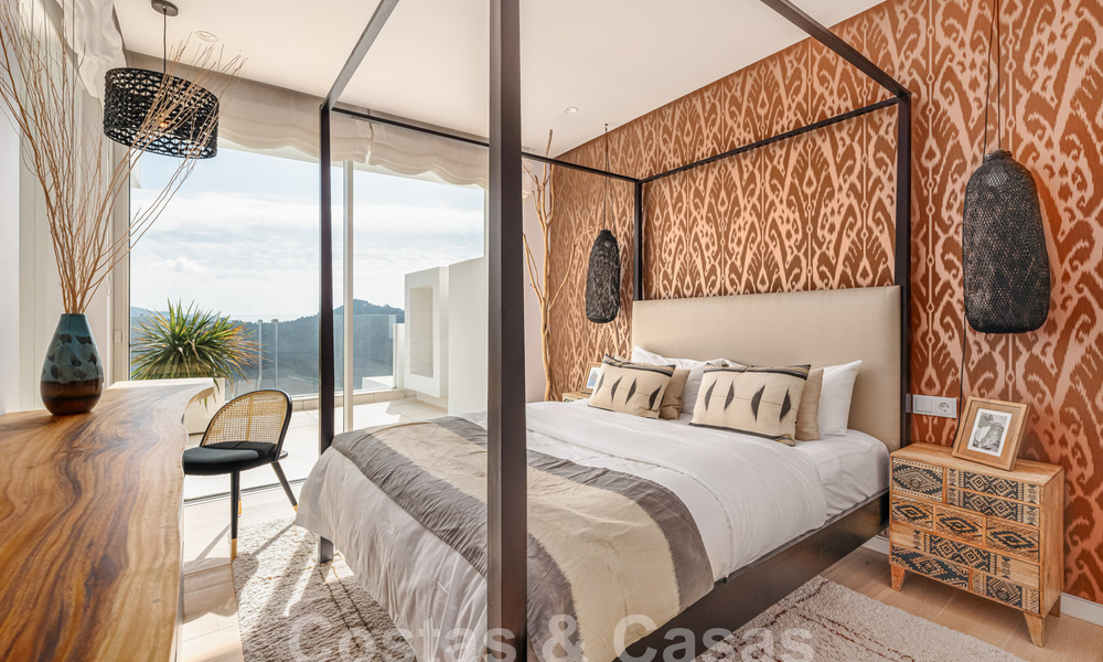Penthouse contemporain de luxe avec vue magique sur la mer à vendre à proximité du centre de Marbella 59440