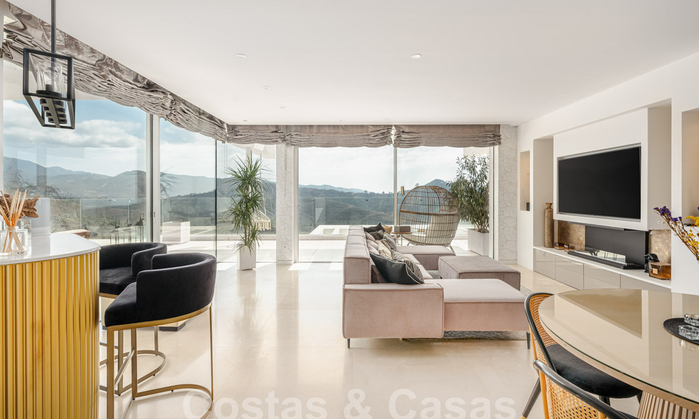 Penthouse contemporain de luxe avec vue magique sur la mer à vendre à proximité du centre de Marbella 59443
