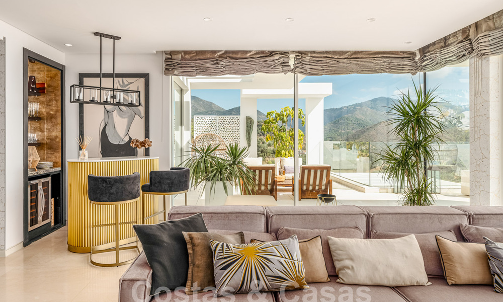 Penthouse contemporain de luxe avec vue magique sur la mer à vendre à proximité du centre de Marbella 59444