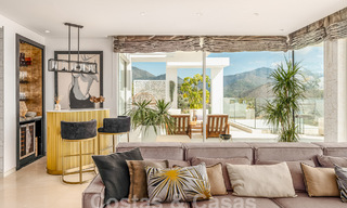 Penthouse contemporain de luxe avec vue magique sur la mer à vendre à proximité du centre de Marbella 59444 