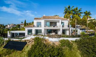 Villa andalouse moderne de luxe avec vue imprenable sur la mer à vendre dans le quartier fermé de La Quinta, Marbella - Benahavis 59525 