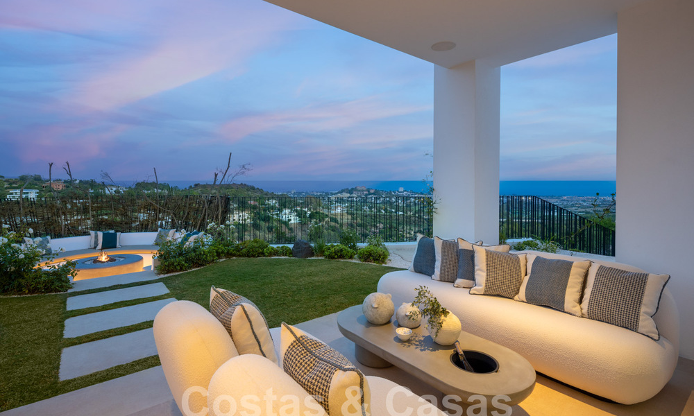 Villa andalouse moderne de luxe avec vue imprenable sur la mer à vendre dans le quartier fermé de La Quinta, Marbella - Benahavis 59526