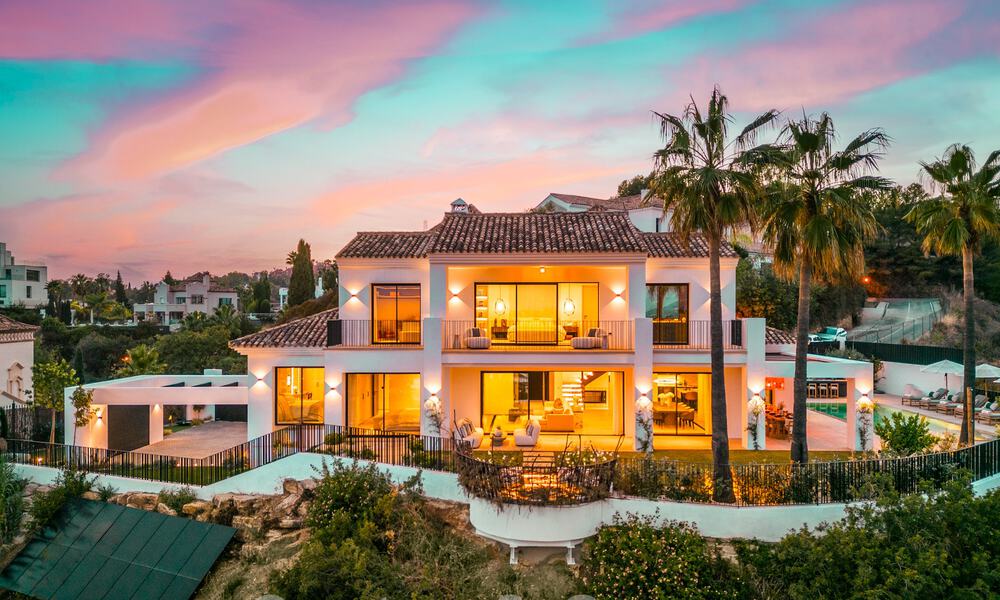 Villa andalouse moderne de luxe avec vue imprenable sur la mer à vendre dans le quartier fermé de La Quinta, Marbella - Benahavis 59533