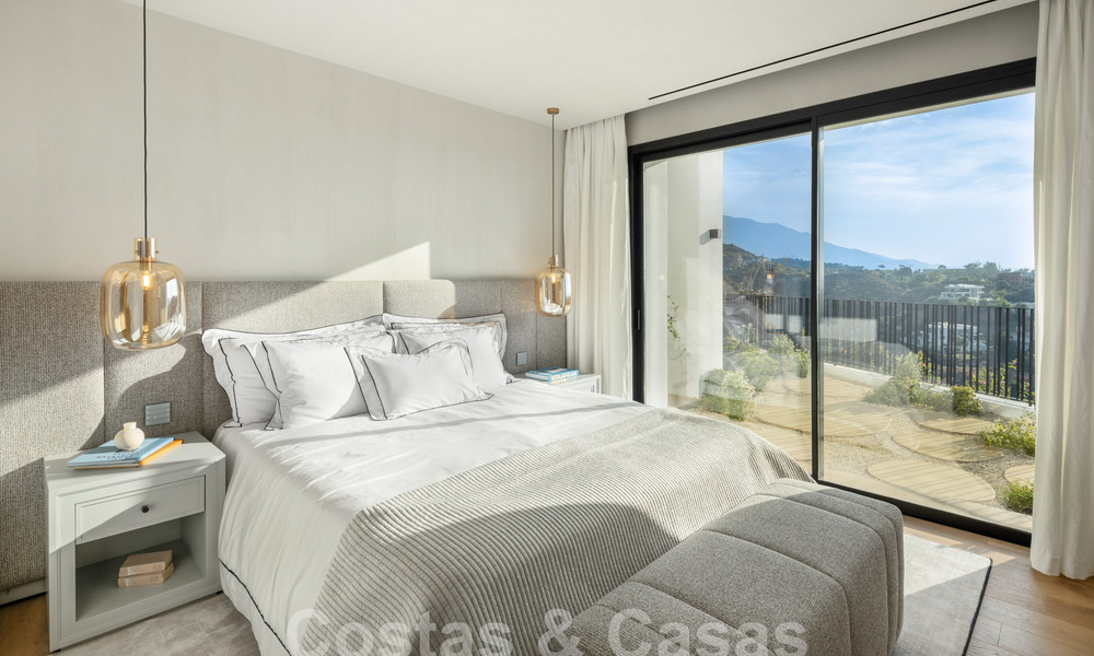 Villa andalouse moderne de luxe avec vue imprenable sur la mer à vendre dans le quartier fermé de La Quinta, Marbella - Benahavis 59541