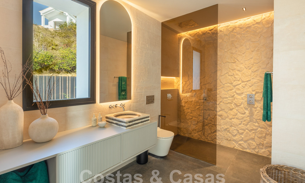 Villa andalouse moderne de luxe avec vue imprenable sur la mer à vendre dans le quartier fermé de La Quinta, Marbella - Benahavis 59543