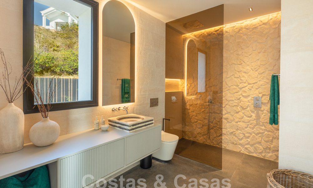 Villa andalouse moderne de luxe avec vue imprenable sur la mer à vendre dans le quartier fermé de La Quinta, Marbella - Benahavis 59543