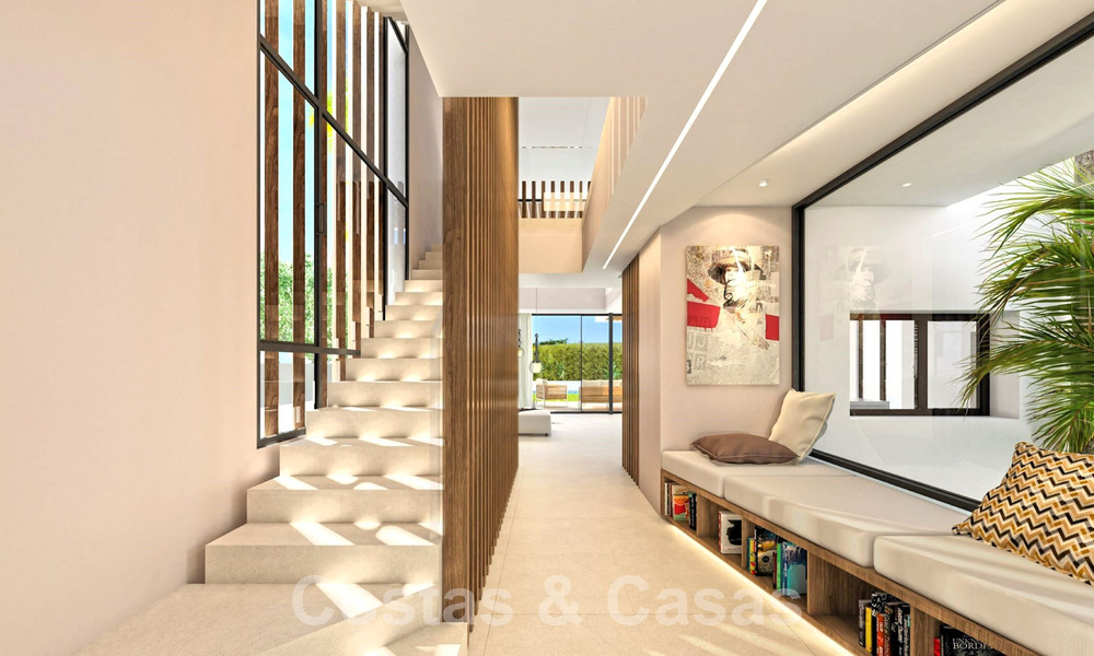 Nouveau développement avec 5 villas de luxe sophistiquées à vendre à quelques pas de la plage près de Puerto Banus, Marbella 59373