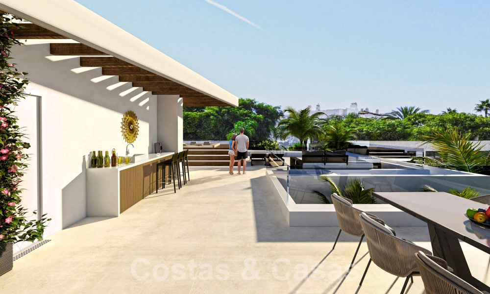 Nouveau développement avec 5 villas de luxe sophistiquées à vendre à quelques pas de la plage près de Puerto Banus, Marbella 59377