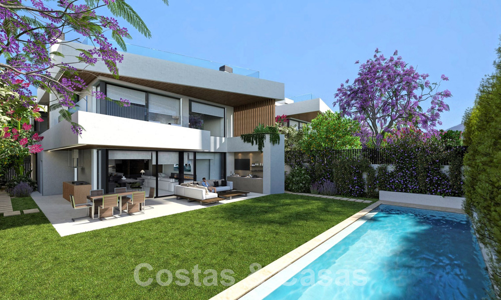 Nouveau développement avec 5 villas de luxe sophistiquées à vendre à quelques pas de la plage près de Puerto Banus, Marbella 59380