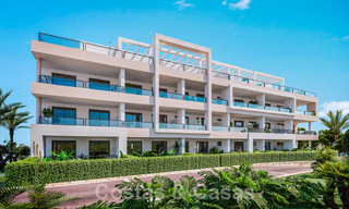 Appartements modernes en front de golf avec vue sur la mer à vendre à Mijas - Costa del Sol 59478 