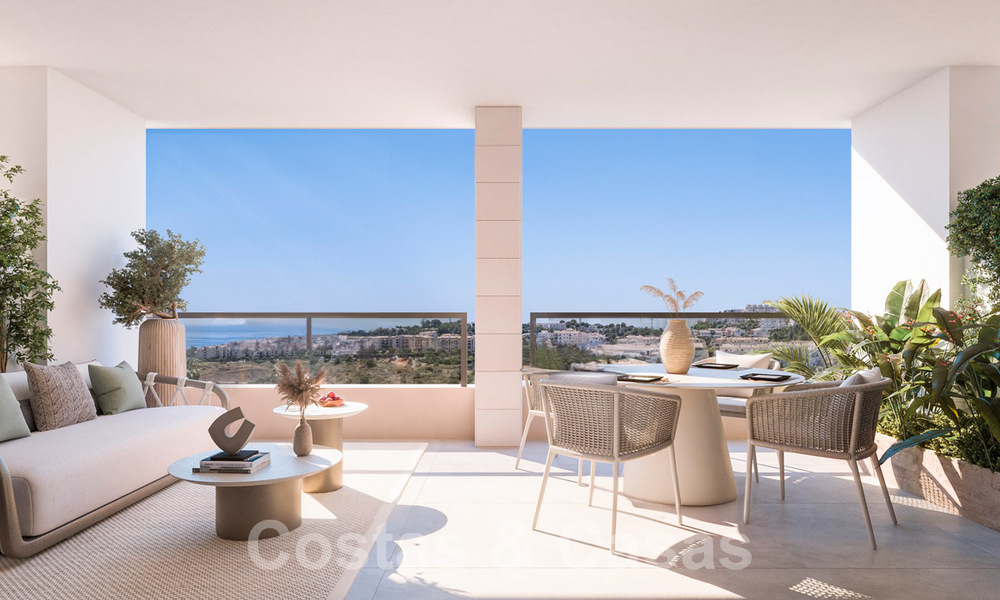 Appartements modernes en front de golf avec vue sur la mer à vendre à Mijas - Costa del Sol 59479