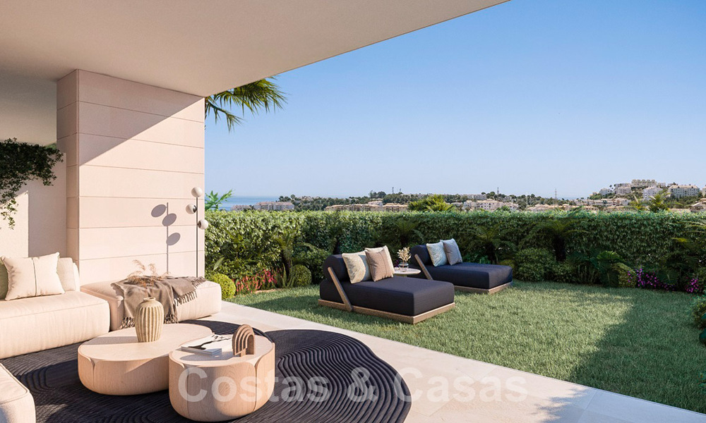 Appartements modernes en front de golf avec vue sur la mer à vendre à Mijas - Costa del Sol 59480