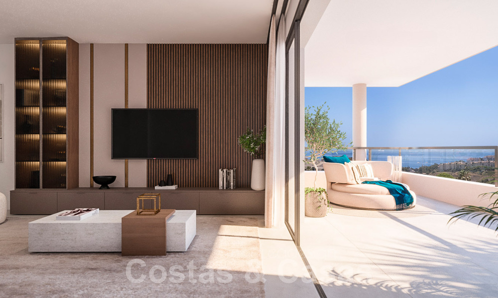 Appartements modernes en front de golf avec vue sur la mer à vendre à Mijas - Costa del Sol 59481