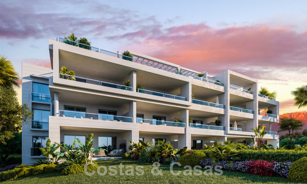 Appartements modernes en front de golf avec vue sur la mer à vendre à Mijas - Costa del Sol 59482